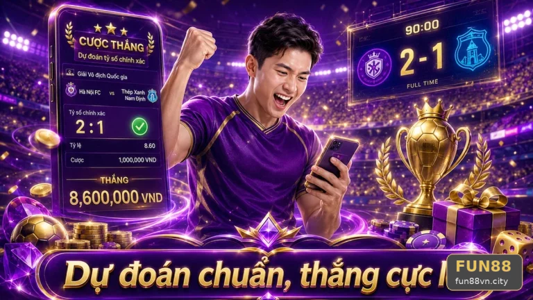Trận Đấu FUN88 Bật Mí Kinh Nghiệm Phân Tích Thể Thao Qua Tỷ Số